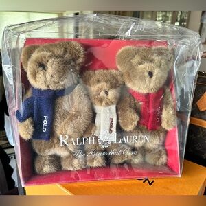 New Ralph Lauren 3 Bears Who Care -2001
